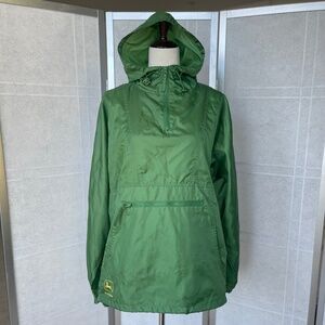 John Deere  Green Windbreaker sz L